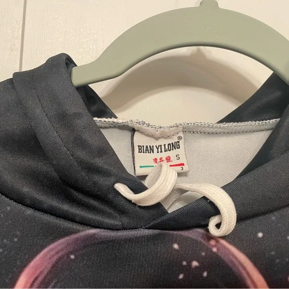 Black Graphic Hoodie - Picture 2 of 6